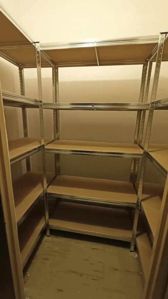 AKCIA - Balíček : 10x Regál 180x90x40 cm 5polic zinkovaný kovový
