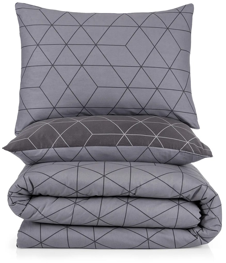 4Home Bavlnené obliečky Lines, 220 x 200 cm, 2 ks 70 x 90 cm