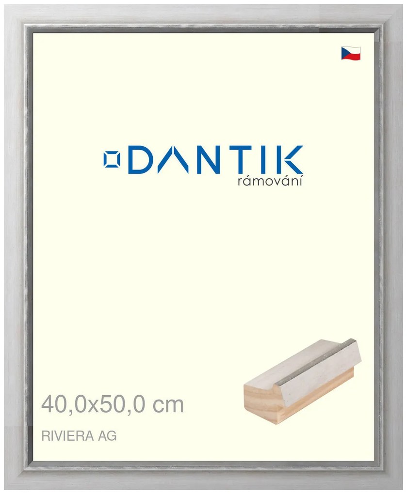 DANTIK rám na obraz 40x50 | RIVIERA AG (Plexi Čiré)
