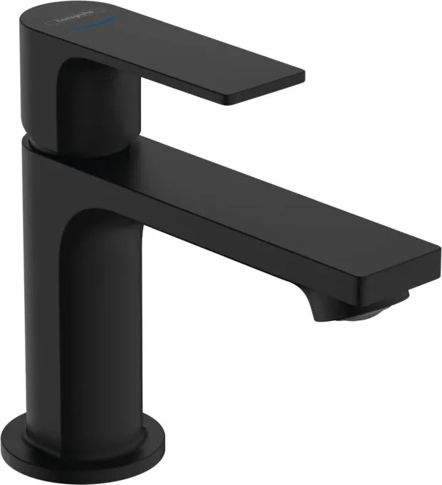 Hansgrohe Rebris E, pákový stojánkový ventil 80 pre studenú vodu bez odtokovej súpravy, čierna matná, HAN-72506670