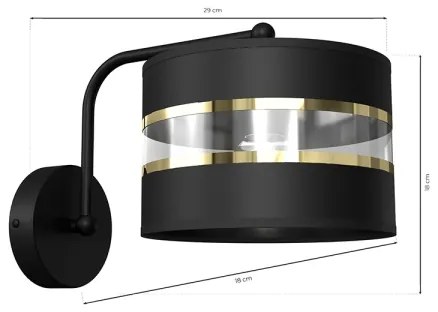 Flexibilné svietidlo ULTIMO 1xE27/60W/230V čierna