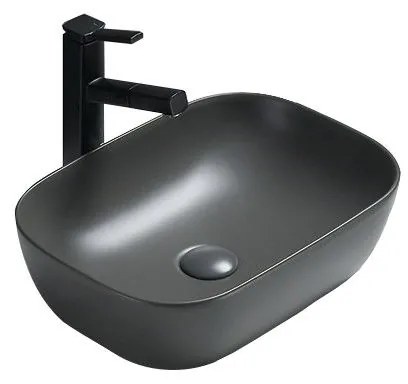 Mexen RITA umývadlo, 45x32 cm, tmavo-šedá, 21084571