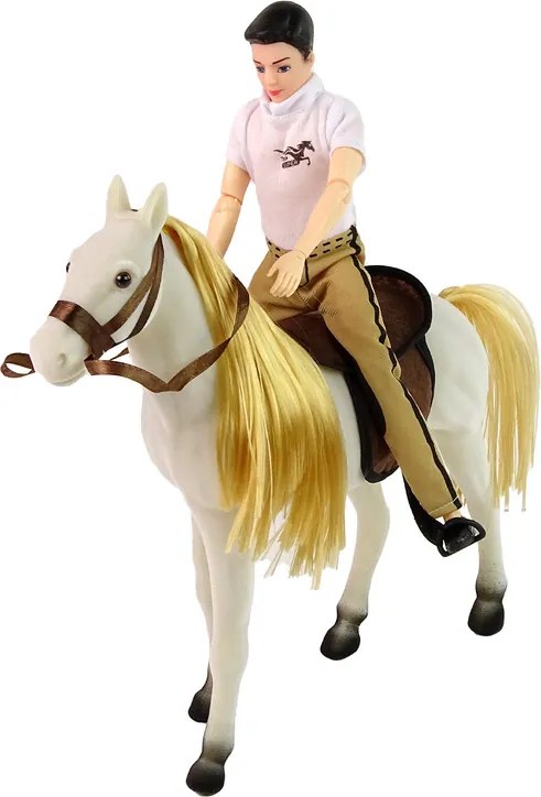 LEAN Toys Príslušenstvo pre bábiky White Horse