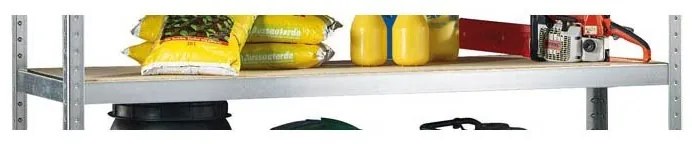 META Prídavné police pre regál SpeedRack, 400 kg, 2500 x 600 mm