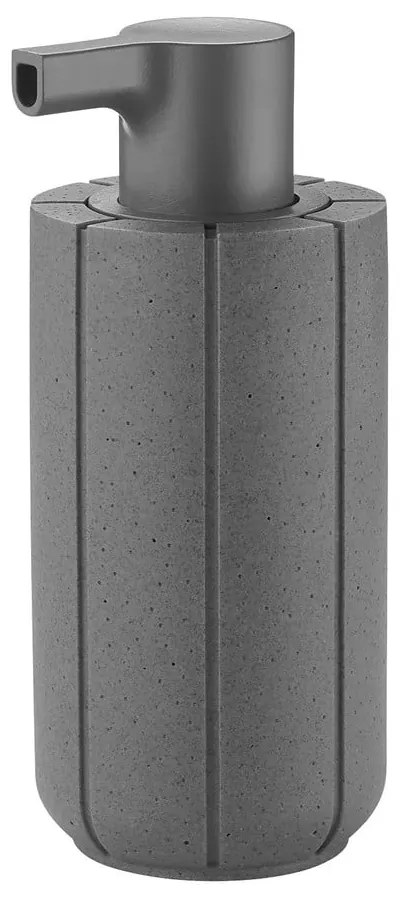 Sivý dávkovač mydla z polyresínu 300 ml Kua – Blomus