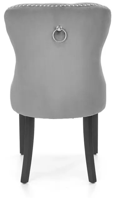 ELEGANTNÁ STOLIČKA NEA SIVÁ ZAMAT