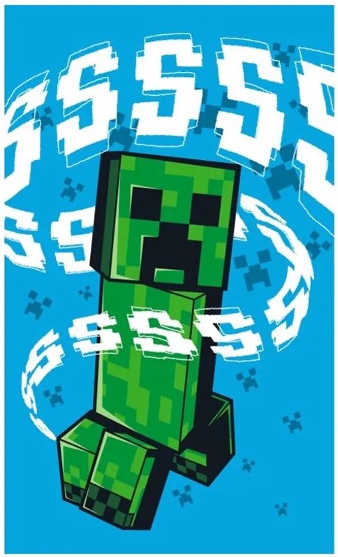 Detský uterák Minecraft Creeper - 30 x 50 cm