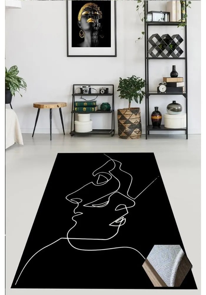 Koberec Rizzoli Faces, 80 x 140 cm