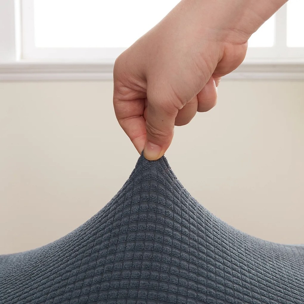 4Home Napínací poťah na stoličku Magic clean tmavosivá, súprava 2 ks