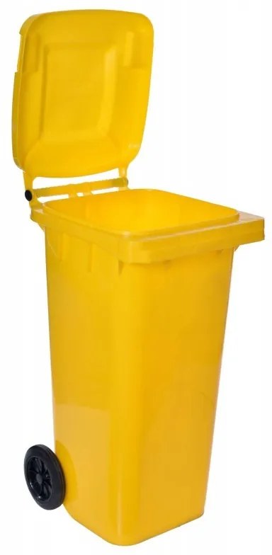 Smetiak na odpad 120 L - žltý