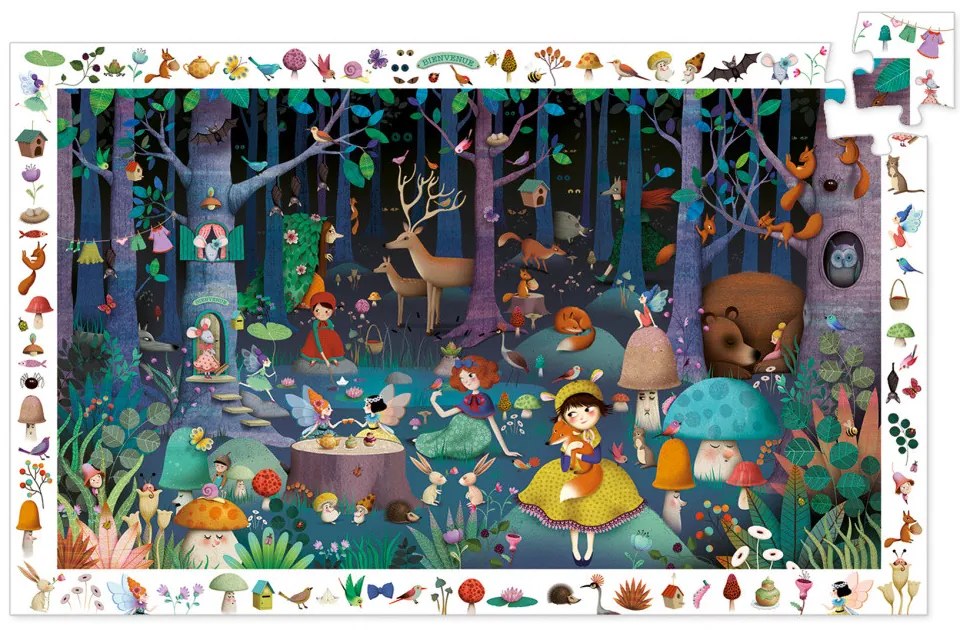 Puzzle - Začarovaný les - 100 ks