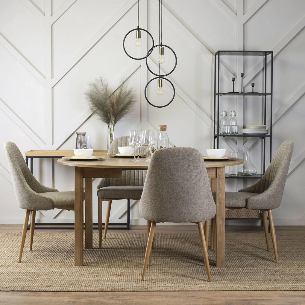 PROXIMA.store - Čalúnená jedálenská stolička TORINO FARBA: čierna