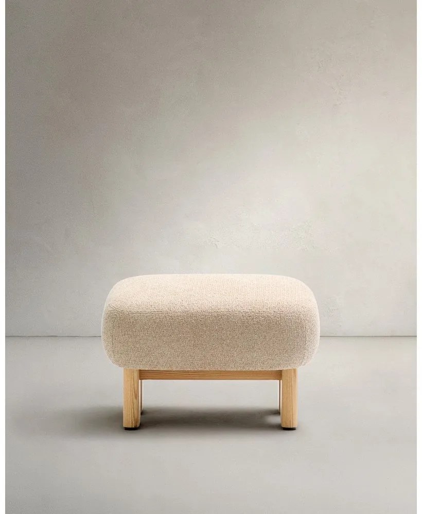 Béžová ženilková podnožka Nema – Kave Home