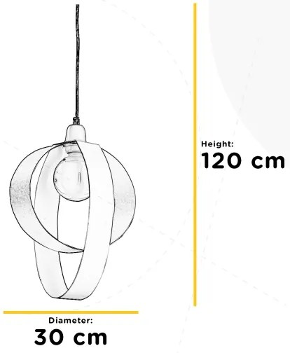 ONLI - Luster na lanku SERENA 1xE27/22W/230V biela