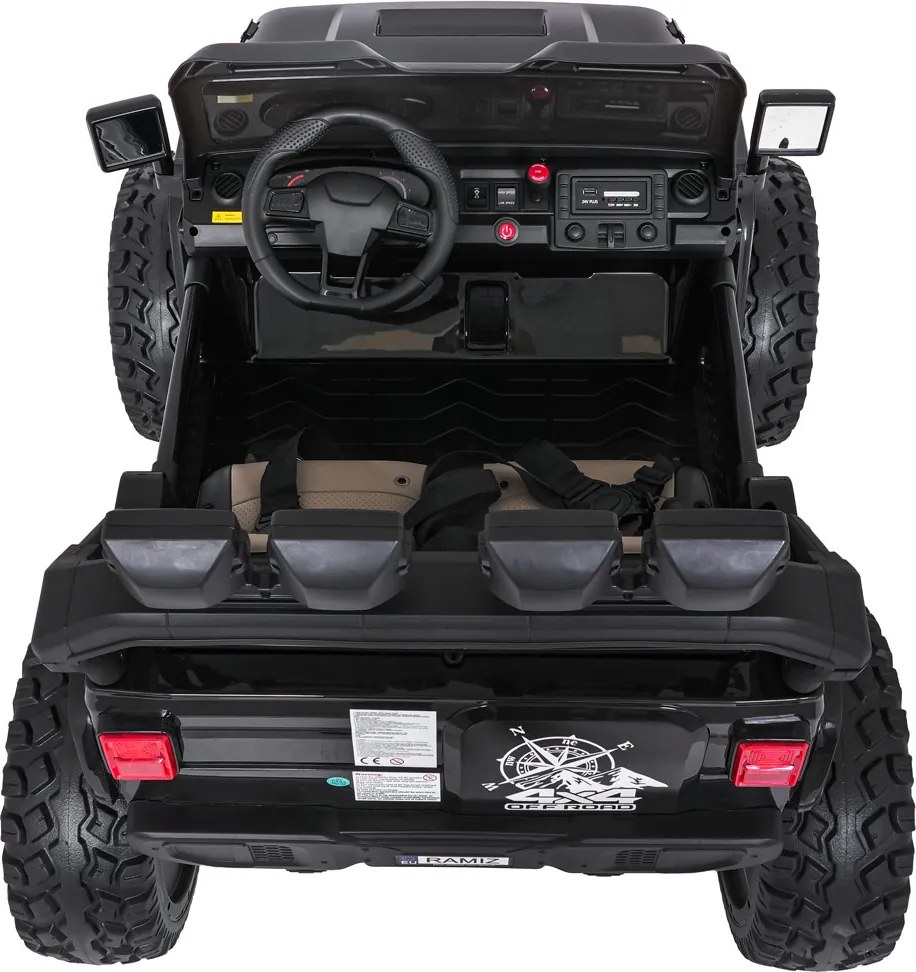 Ramiz Extrémne športové vozidlo 4x4 s variabilnou veľkosťou čierne