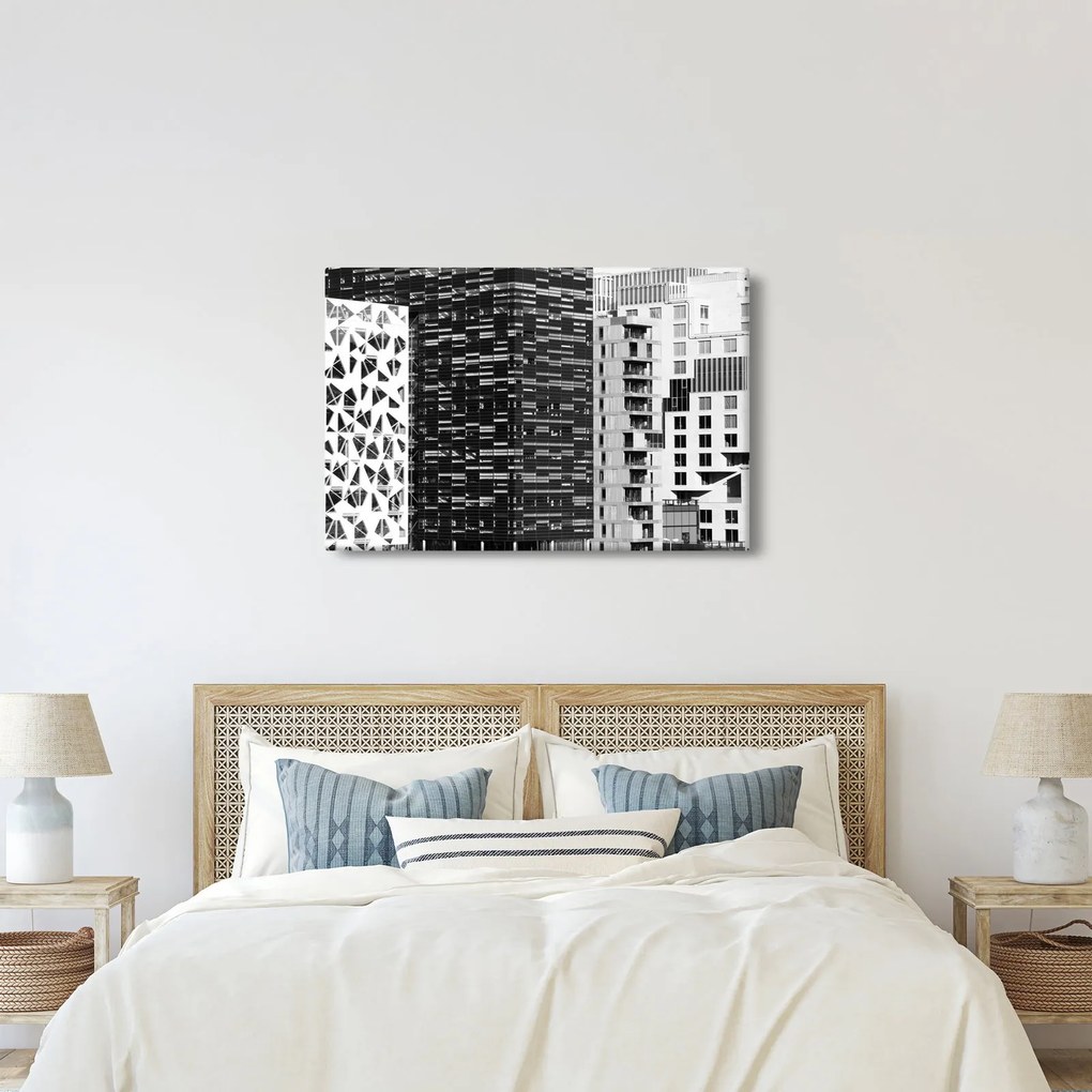 Obraz čiernobiele architektúry (90x60 cm)