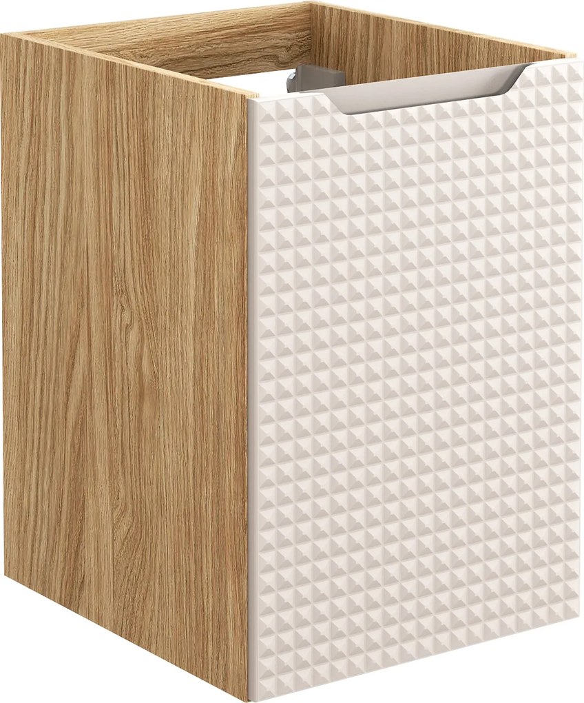 Comad Kúpeľňová skrinka pod umývadlo Luxor Beige 40 béžová/dub olejovaný