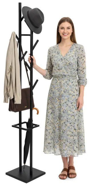 Stojanový vešiak CERES čierny