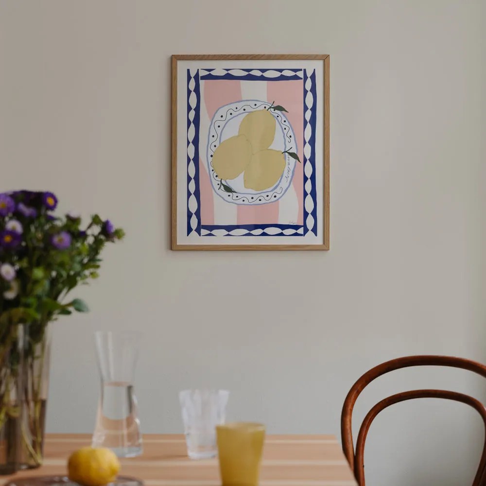 The Poster Club Plagát Wavy Table by Anna Mörner 30x40 cm