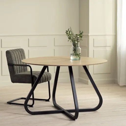 Jedálenský stôl Unique Furniture CESURA 120x120 cm hnedý dřevo 43860000