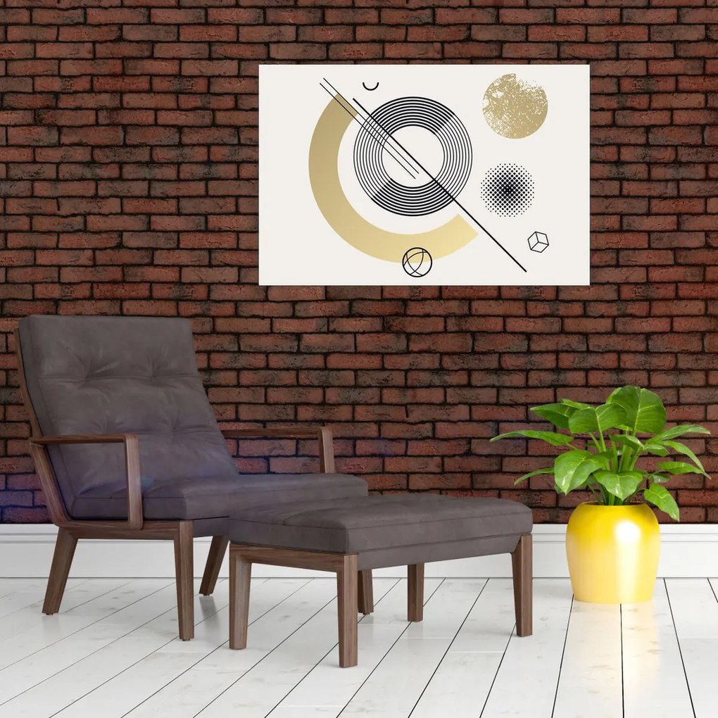 Obraz - Geometrické tvary N⁰2 (90x60 cm)