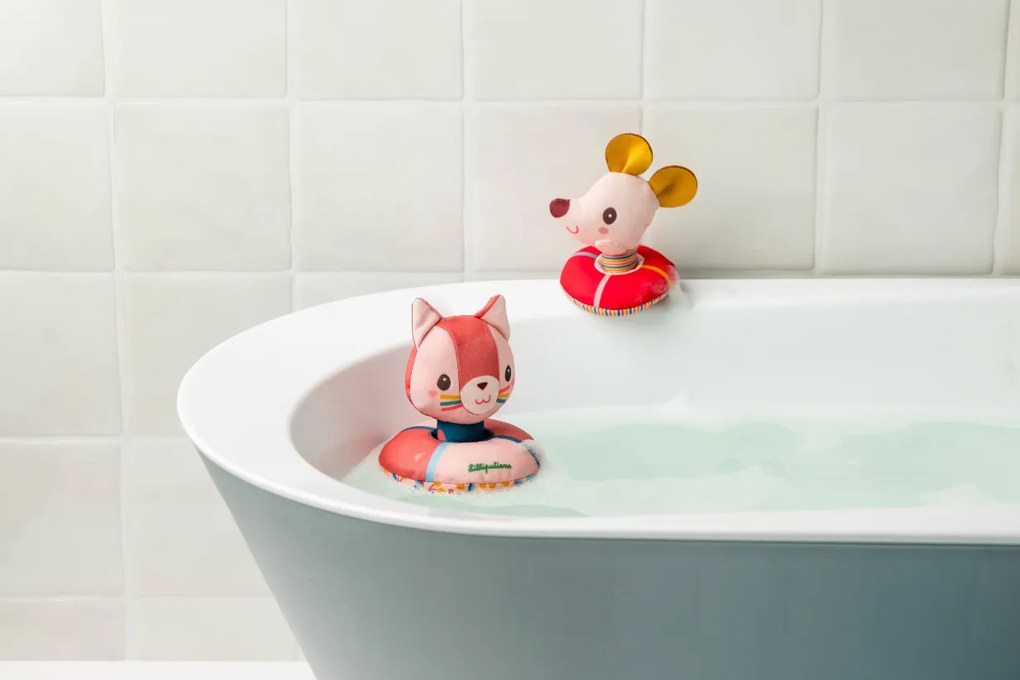 Lilliputiens – hračka do vody – mačička Jeanne a myška