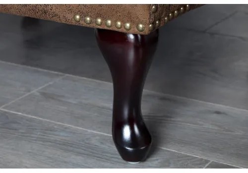 Taburetka 40466 Modern Barock Antik Hnedá  - Komfort-nábytok