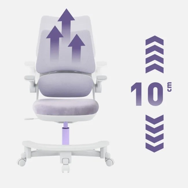 Detská otočná stolička Mark Adler Junior 5.7 Purple