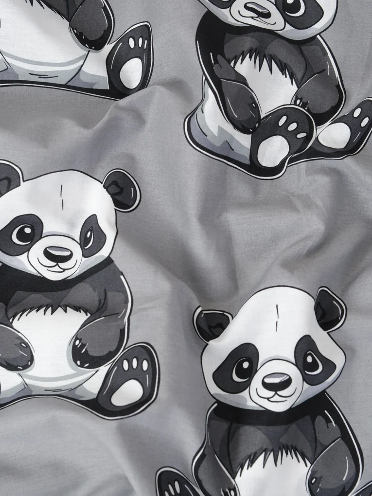 Bavlnená obliečka na vankúšik Renforcé 40 x 40 cm – Panda