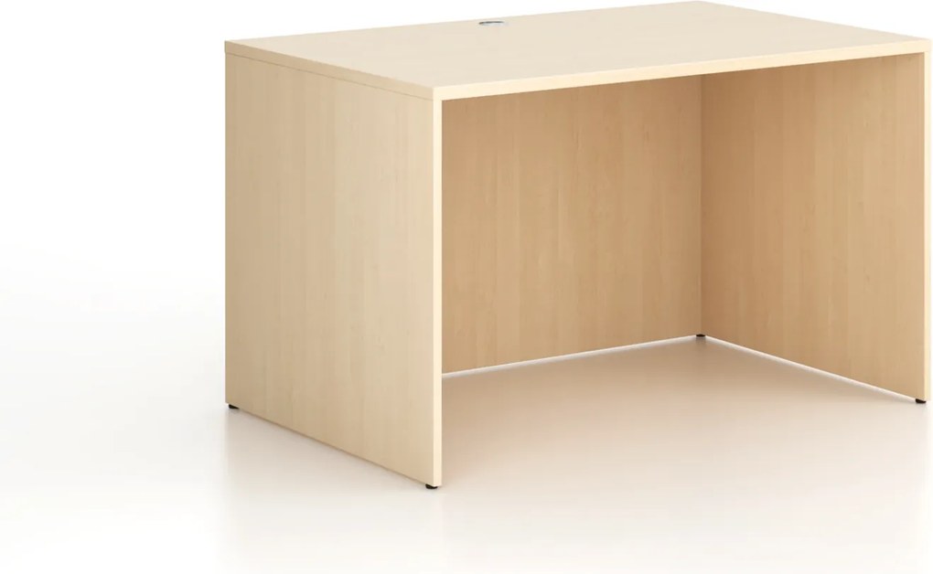 Kancelársky písací stôl FRAME, 120x80 cm, breza