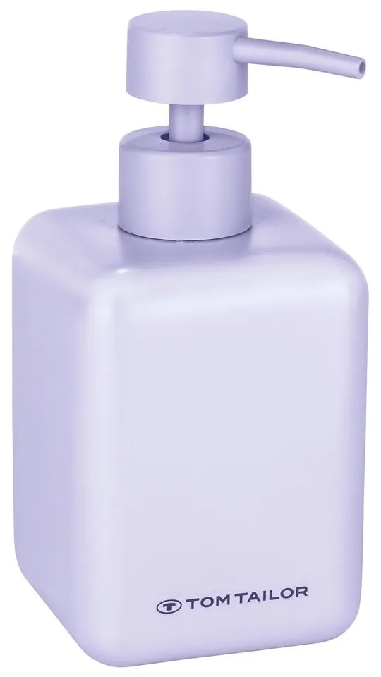 Fialový dávkovač mydla z polyresínu 380 ml Tom Tailor T-Rounded – Wenko