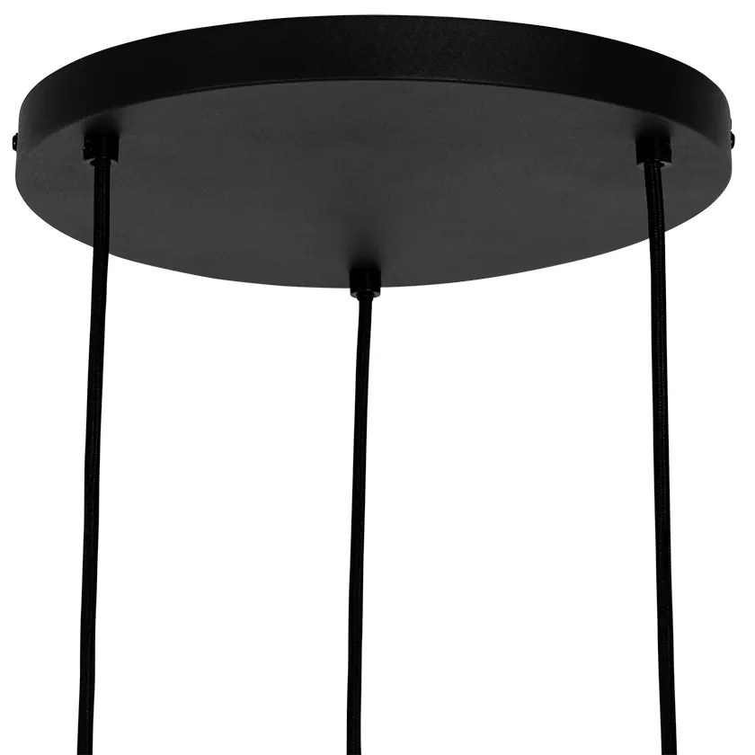 Orientálne závesné svietidlo bambusové 3-svetlo - Yvonne