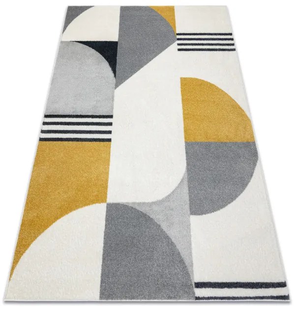 Koberec FUSION 1327 biely / tmavosivý