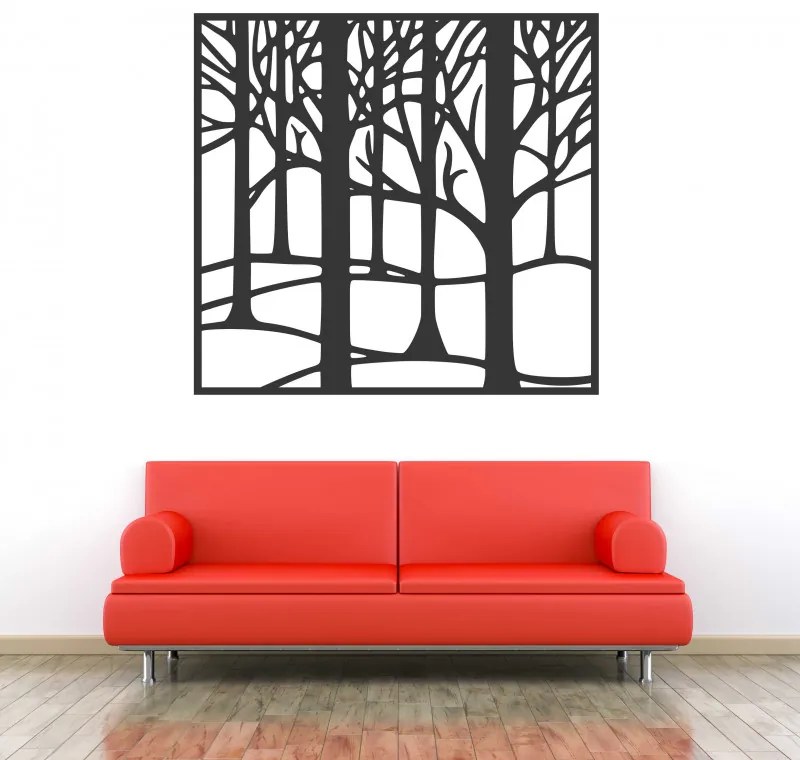 Obraz na stenu vyrezávaný z drevenej preglejky Topoľ LUBELA I 3D HODINY PR0186 HEU-