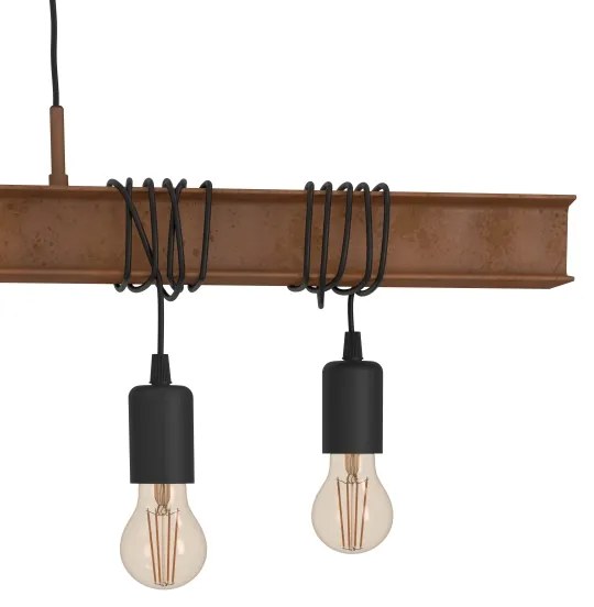 Eglo 49859 - Luster na lanku TOWNSHEND 4 6xE27/60W/230V