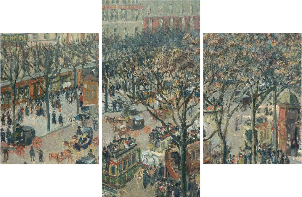 Obraz - Camille Pissarro, Boulevard des Italiens, Morning, Sunlight, reprodukcia (90x60 cm)