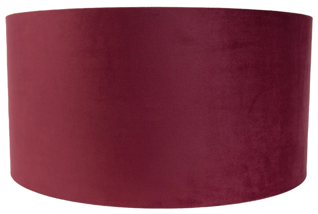 Zamatové tienidlo červené 50/50/25 so zlatým interiérom