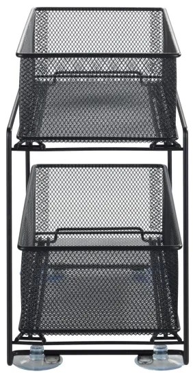 WENKO 69768800 - Držiak na zásuvku GIOMA 35x33,5 cm čierny