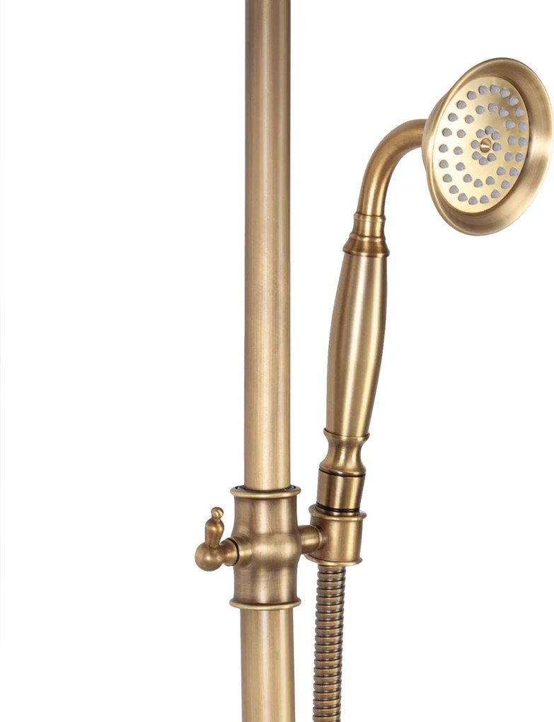Rea Bergamo, sprchový set v retro štýle, antická bronz, REA-P5002