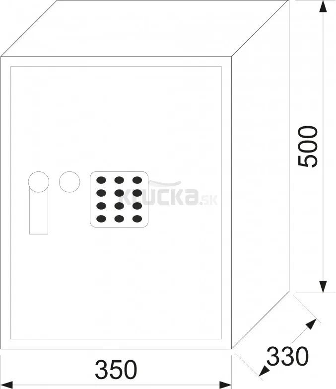 RS 50 EDK elektronický trezor