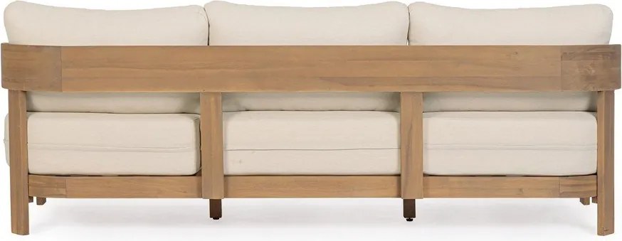 Záhradná pohovka z masívu akácie v prírodnej farbe Pablo – Bizzotto