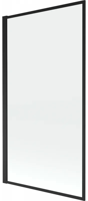 Mexen ALEX, vaňová zástena, 1-krídlo FIX, 70x140 cm, vzor čierny rám, 893-070-000-70-70