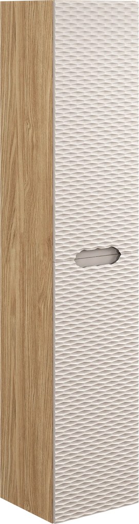 Comad Doplnková kúpeľňová skrinka vysoká Ocean Beige olejovaný dub/béžová
