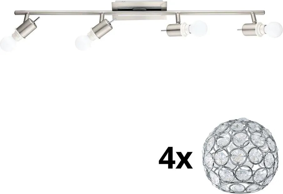 Eglo - LED Bodové svietidlo MY CHOICE 4xE14/4W/230V chróm