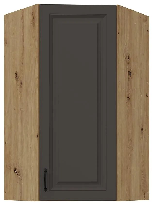 Skrinka do kuchyne Stilo grafit matná/artisan 60x60 GN-108 1F (45°)