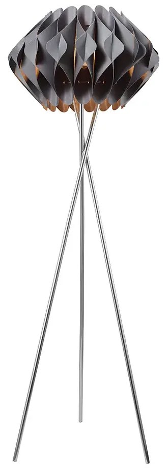 Kovová lampa Ruben sivé