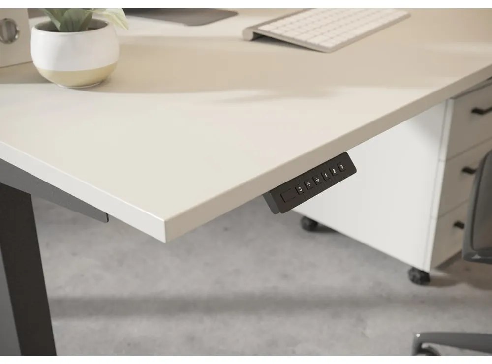 Polohovací pracovný stôl s elektricky nastaviteľnou výškou 80x160 cm Agenda – Germania