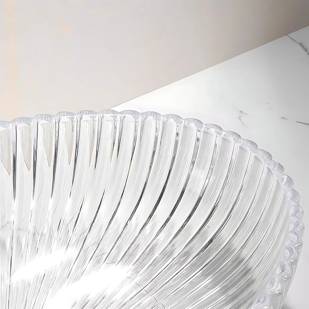 Rea Nicole, sklenené umývadlo na dosku 510x345x150 mm, číra, REA-U4701