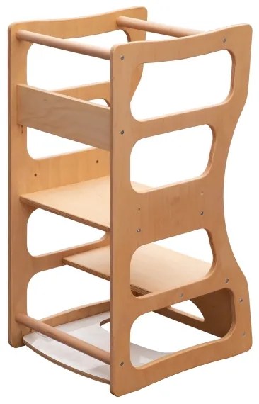 Učiaca veža TWINN 83x45 cm hnedá