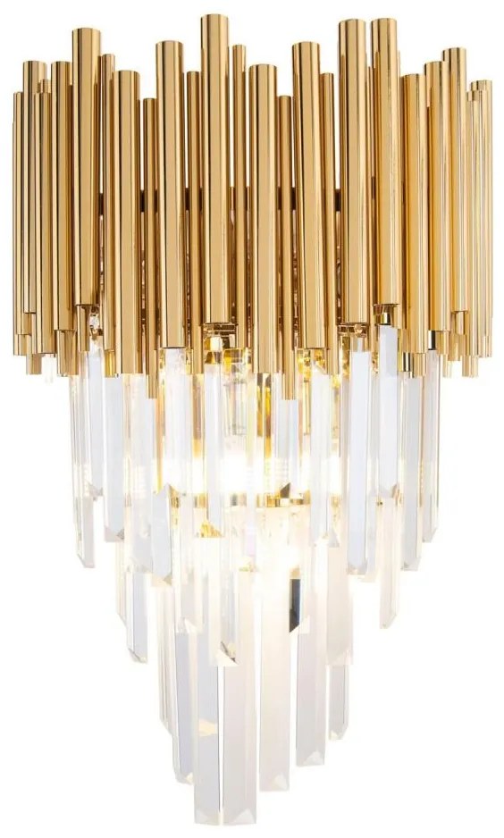 MAXLIGHT W0227 - Nástenné svietidlo VOGUE 4xG9/40W/230V zlatá